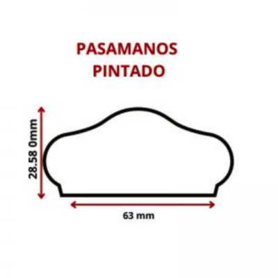 PASAMANOS PINTADO